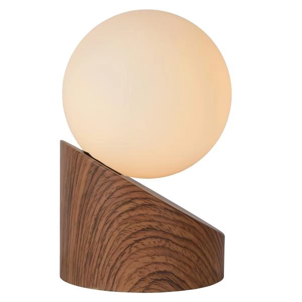 Lucide LEN - Lampe de table - Ø 10 cm - 1xG9 - Bois - détail 1